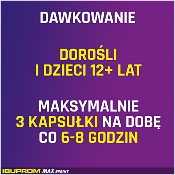 Ibuprom MAX Sprint 10 kapsułek