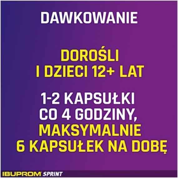 Ibuprom Sprint 24 kapsułki miękkie