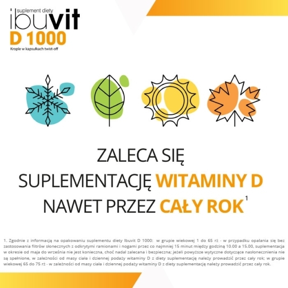 Ibuvit D 1000 Twist-off 30 kapsułek