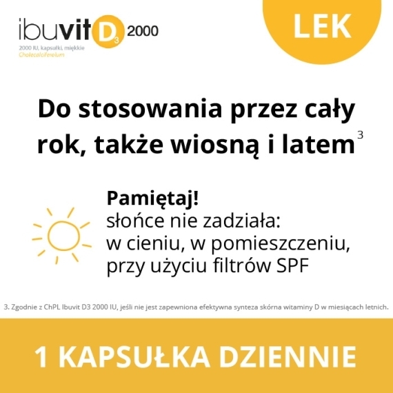 Ibuvit D3 2000 IU 30 kapsułek
