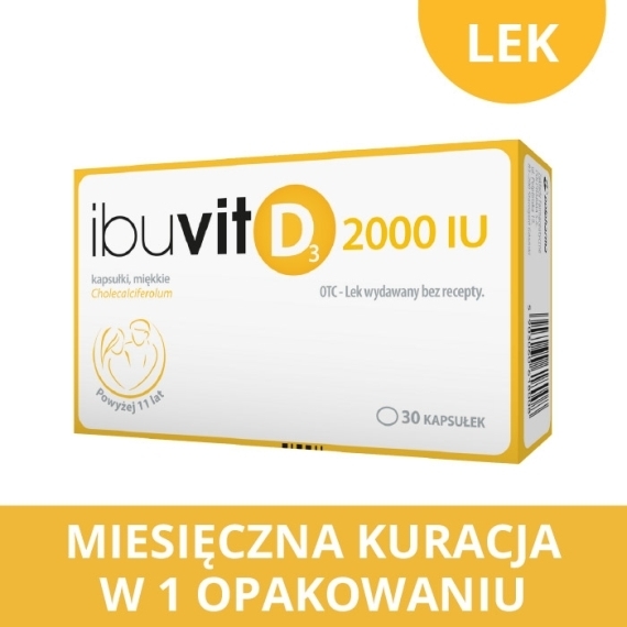 Ibuvit D3 2000 IU 30 kapsułek