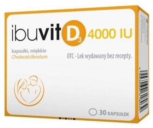 Ibuvit D3 4000 IU 30 kapsułek