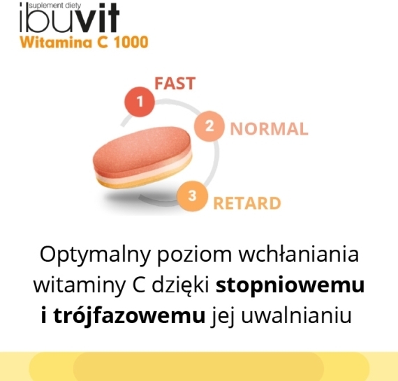 Ibuvit Witamina C 1000 30 tabletek