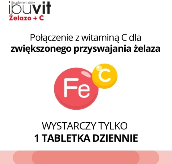 Ibuvit Żelazo + C 30 tabletek