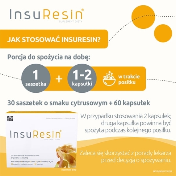 Insuresin 30 saszetek+ 60 kapsułek