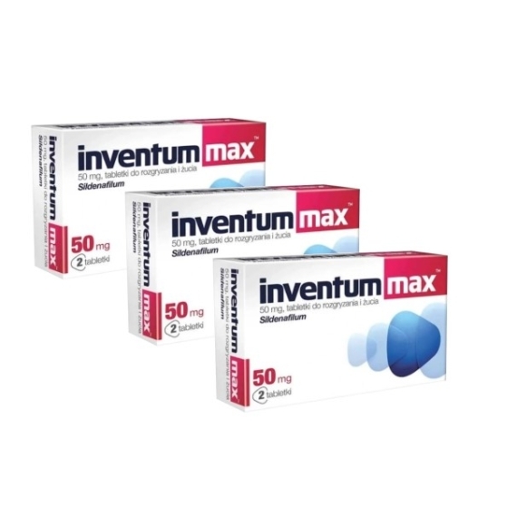 Inventum Max 0,05g 2 tabletki Wielopak x3