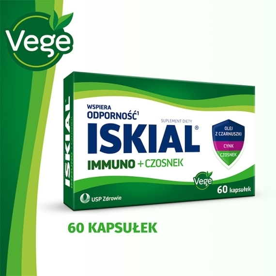 Iskial Immuno + Czosnek 60 kapsułek