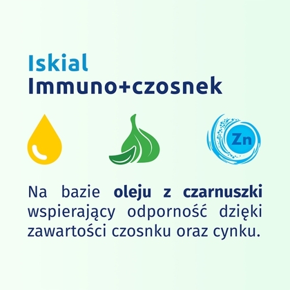 Iskial Immuno + Czosnek 60 kapsułek