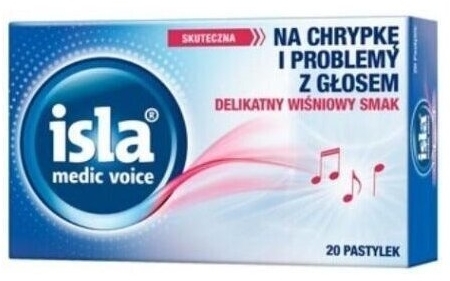 Isla medic voice 20 pastylek