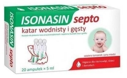 Isonasin SEPTO 20 ampułek 5 ml