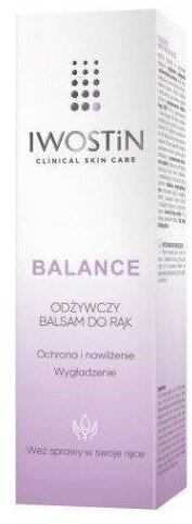 Iwostin Balance Odżywczy balsam do rąk intensywnie nawilżający 40 ml