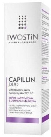 Iwostin Capillin Duo liftingujący krem na naczynka zmniejszający zaczerwienienia 40 ml