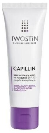 Iwostin Capillin Wzmacniający krem na naczynka SPF 20 o bogatej konsystencji 40 ml