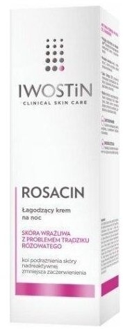 Iwostin Rosacin Krem Łagodzący Na Noc dla cery nadreaktywnej 40 ml