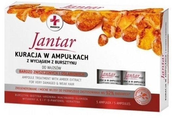 JANTAR MEDICA Kuracja z bursztynem 5 ampułek
