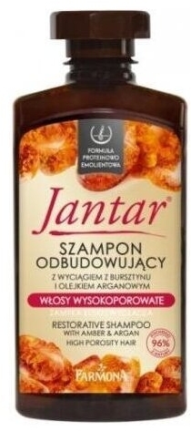 JANTAR Szampon do włosów wysokoporowatych 330ml