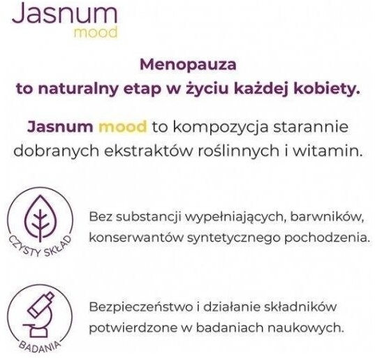Jasnum mood 30 kapsułek
