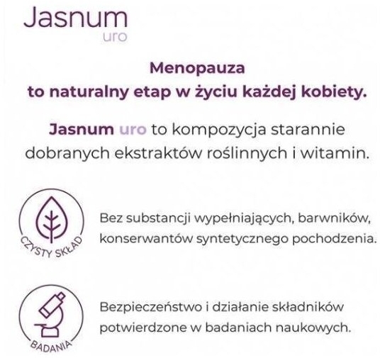 Jasnum uro 60 kapsułek