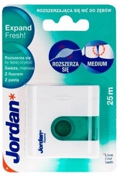 Jordan Nić do zębów Expand Fresh 25 m 1 sztuka