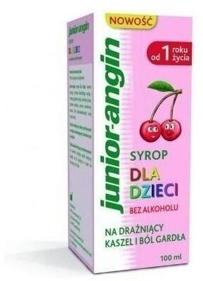 Junior-Angin dla dzieci syrop 100 ml