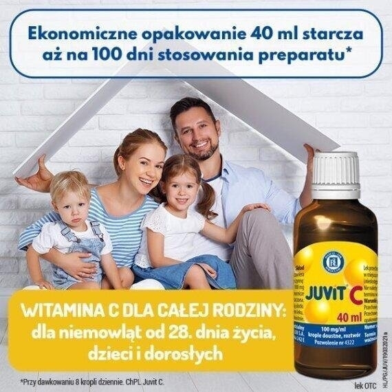 Juvit C krople 40 ml