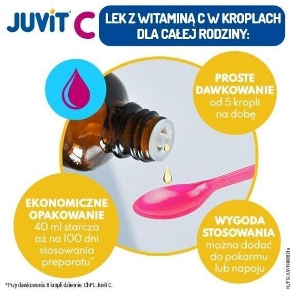 Juvit C krople 40 ml