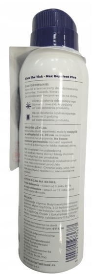 KICK THE TICK Max Repelent Plus spray 200 ml