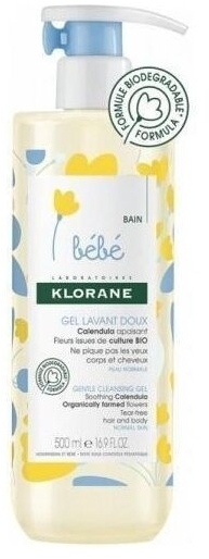 KLORANE BEBE Delikatny żel oczyszczający 500ml