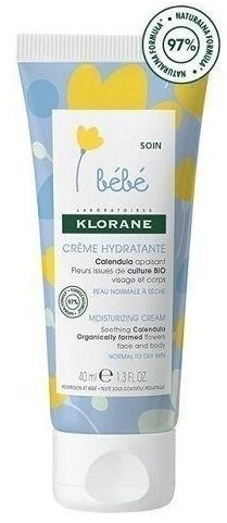 KLORANE BEBE Krem odżywczy z cold cream 40 ml