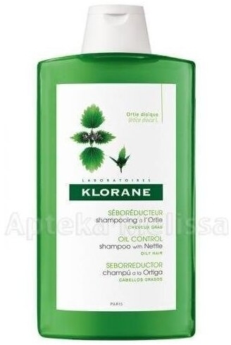 KLORANE Szampon na bazie wyciągu z pokrzywy 400 ml