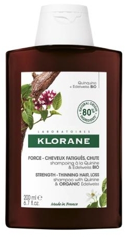 KLORANE Szampon z Chininą i Org.Szar.200ml