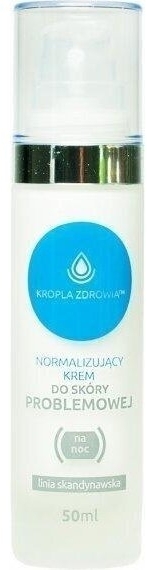 KROPLA ZDROWIA Krem Normalizujący do twarzy do skóry problemowej na noc 50 ml