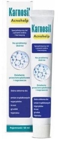 Karnosil Acnohelp Żel specjalistyczny z jonami srebra 50 ml
