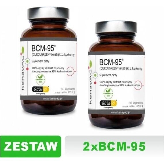Kenay BCM-95 ekstrakt z kurkumy 2 x 60 kapsułek