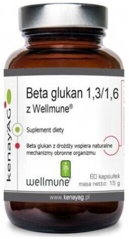 Kenay Beta glucan 1,3/1,6 Wellmune 60 kapsułek