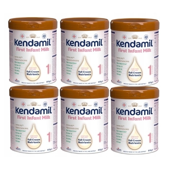 Kendamil mleko początkowe 1 DHA+ 800 g Wielopak x6