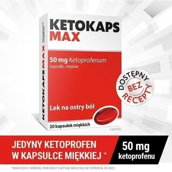 Ketokaps Max 20 kapsułek