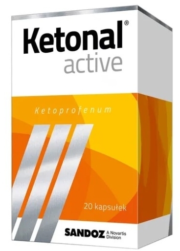 Ketonal Active 50 mg 30 kapsułek