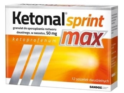 Ketonal Sprint Max 12 saszetek