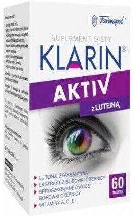 Klarin ACTIV z luteiną 60 tabletek