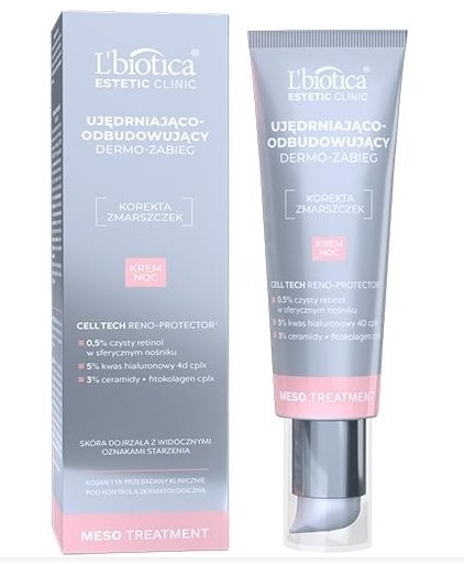 L'BIOTICA ESTETIC CLINIC MESO Ujędrniająco odbudowujący Dermo-Zabieg Krem noc 35 ml