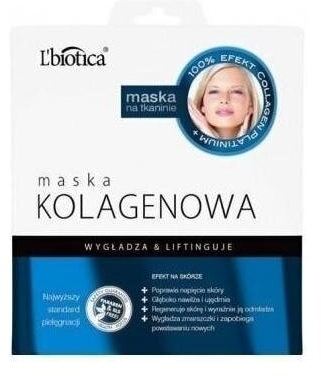 L'biotica MASKA KOLAGENOWA na tkaninie 23 ml
