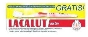 LACALUT AKTIV Pasta do zębów + szczoteczka