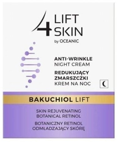 LIFT4SKIN BAKUCHIOL LIFT Redukujący zmarszczki krem na noc 50 ml
