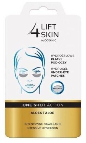 LIFT4SKIN One Shot Action Płatki pod oczy kwas hialuronowy & aloes 1 para