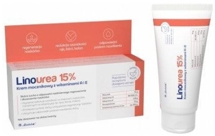 LINOUREA 15% Krem mocznikowy z Wit. A+E 50 g