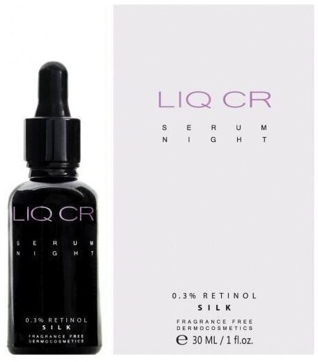 LIQ CR Serum Night 0,3% Retinol Silk Serum Wygładzające 30ml
