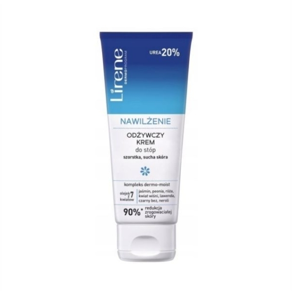 LIRENE NAWILŻENIE Odżywczy krem do stóp 100 ml