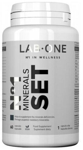 Lab One Minerals SET 60 kapsułek