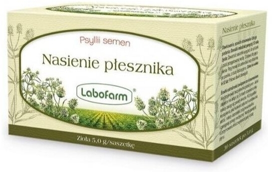 Labofarm Nasienie płesznika zioła do zaparzania 30 saszetek